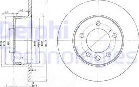 Delphi BG3681 - Brake Disc onlydrive.pro