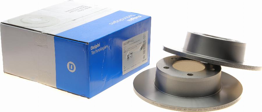 Delphi BG3681 - Brake Disc onlydrive.pro