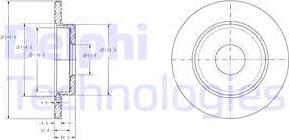 Delphi BG3673 - Bremžu diski onlydrive.pro