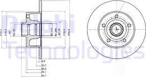 Delphi BG3030 - Brake Disc onlydrive.pro