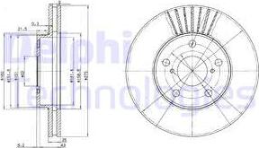 Delphi BG3856 - Brake Disc onlydrive.pro