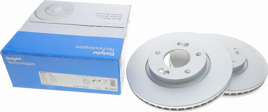 Delphi BG3861C - Brake Disc onlydrive.pro