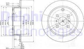 Delphi BG3867 - Brake Disc onlydrive.pro