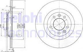 Delphi BG3836 - Brake Disc onlydrive.pro