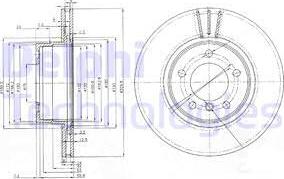 Delphi BG3870 - Brake Disc onlydrive.pro