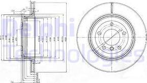 Delphi BG3872 - Bremžu diski onlydrive.pro