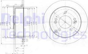 Delphi BG3799 - Brake Disc onlydrive.pro