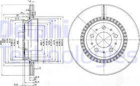 Delphi BG3782C - Тормозной диск onlydrive.pro