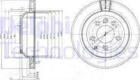 Delphi BG3775-C - Bremžu diski onlydrive.pro