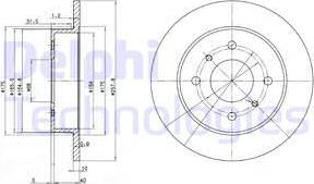 Delphi BG2633 - Brake Disc onlydrive.pro