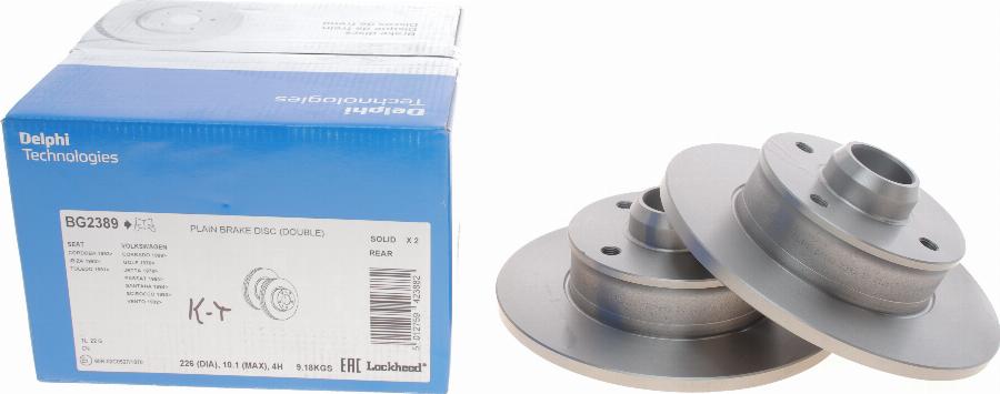 Delphi BG2389 - Brake Disc onlydrive.pro