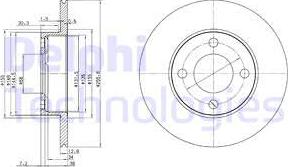 Delphi BG2215 - Brake Disc onlydrive.pro