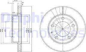 Delphi BG2779 - Brake Disc onlydrive.pro