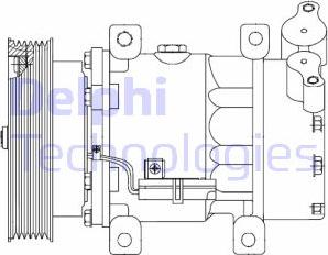 Delphi CS20523 - Kompressor,kliimaseade onlydrive.pro