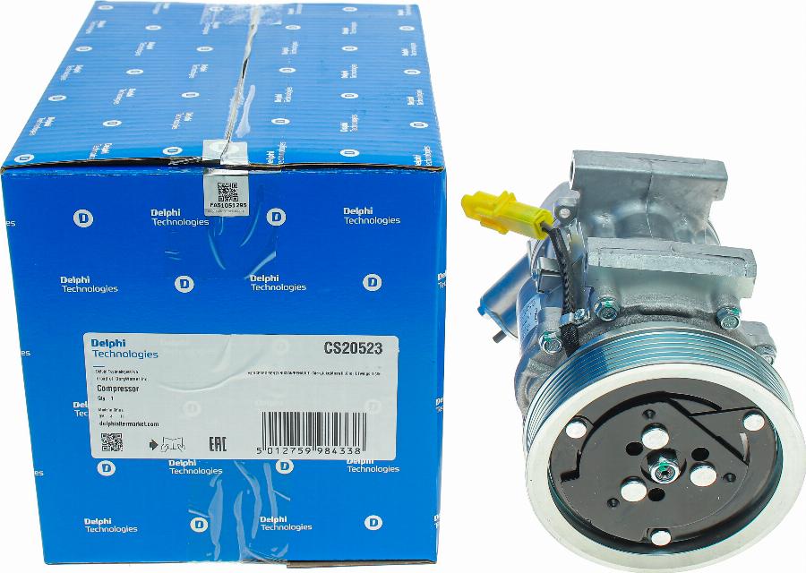 Delphi CS20523 - Compressor, air conditioning onlydrive.pro