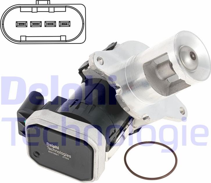 Delphi EG10621-12B1 - EGR Valve onlydrive.pro