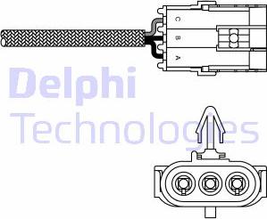 Delphi ES10995-12B1 - Lambda jutiklis onlydrive.pro