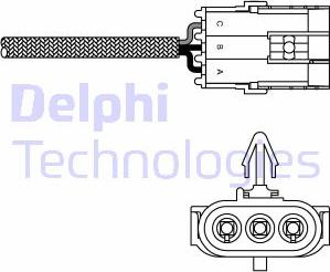 Delphi ES10992-12B1 - Oxygen, Lambda Sensor onlydrive.pro