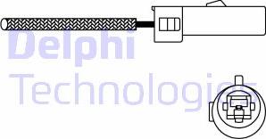 Delphi ES10997-12B1 - Oxygen, Lambda Sensor onlydrive.pro