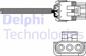 Delphi ES10969-12B1 - Oxygen, Lambda Sensor onlydrive.pro