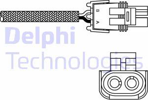 Delphi ES10989-12B1 - Oxygen, Lambda Sensor onlydrive.pro