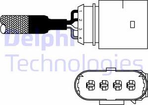 Delphi ES10981-12B1 - Oxygen, Lambda Sensor onlydrive.pro