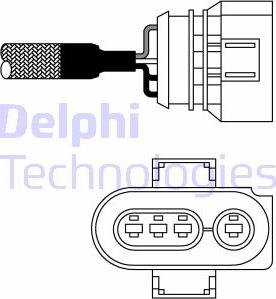 Delphi ES10987-12B1 - Oxygen, Lambda Sensor onlydrive.pro