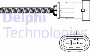 Delphi ES10971-12B1 - Oxygen, Lambda Sensor onlydrive.pro
