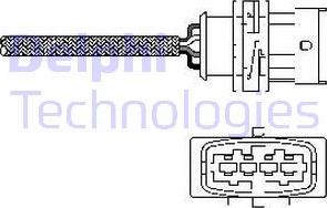 Delphi ES10789-12B1 - Oxygen, Lambda Sensor onlydrive.pro