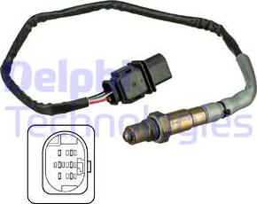 Delphi ES20550-12B1 - Oxygen, Lambda Sensor onlydrive.pro