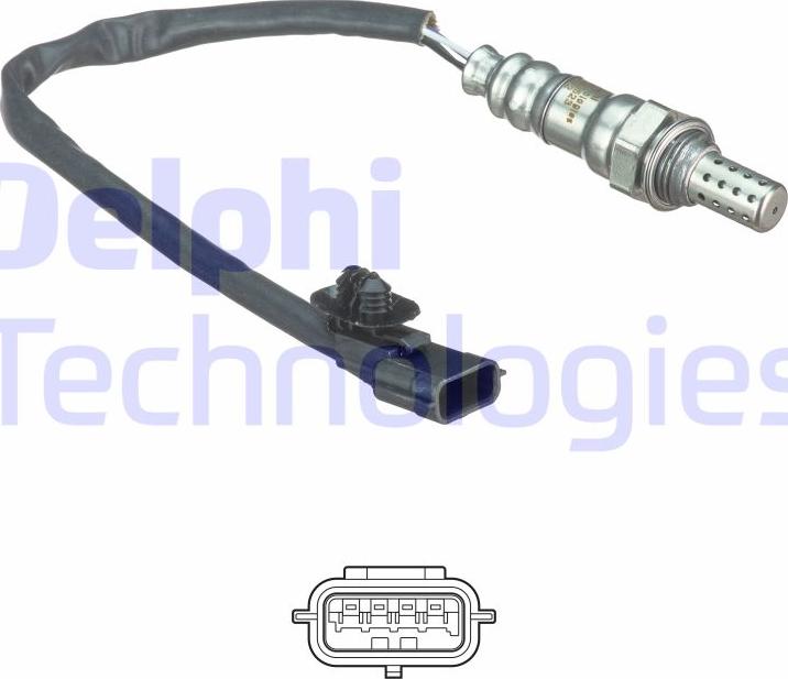 Delphi ES2052312B1 - Oxygen, Lambda Sensor onlydrive.pro