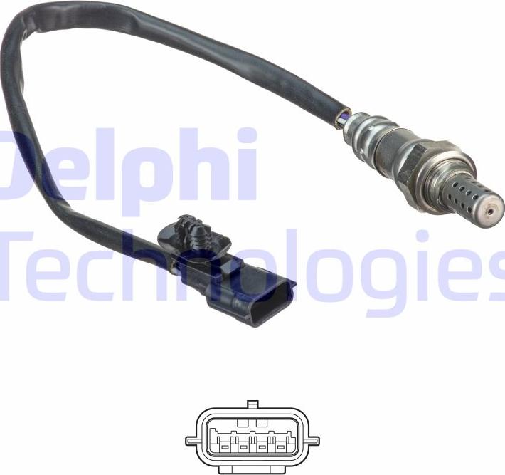 Delphi ES20522-12B1 - Oxygen, Lambda Sensor onlydrive.pro