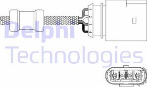 Delphi ES20348-12B1 - Oxygen, Lambda Sensor onlydrive.pro