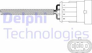 Delphi ES20302-12B1 - Oxygen, Lambda Sensor onlydrive.pro