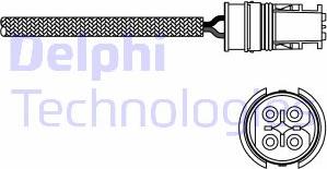 Delphi ES20274-12B1 - Oxygen, Lambda Sensor onlydrive.pro