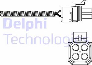 Delphi ES20273-12B1 - Oxygen, Lambda Sensor onlydrive.pro