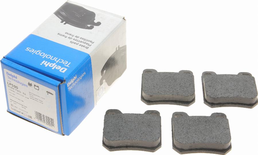 Delphi LP590 - Brake Pad Set, disc brake onlydrive.pro