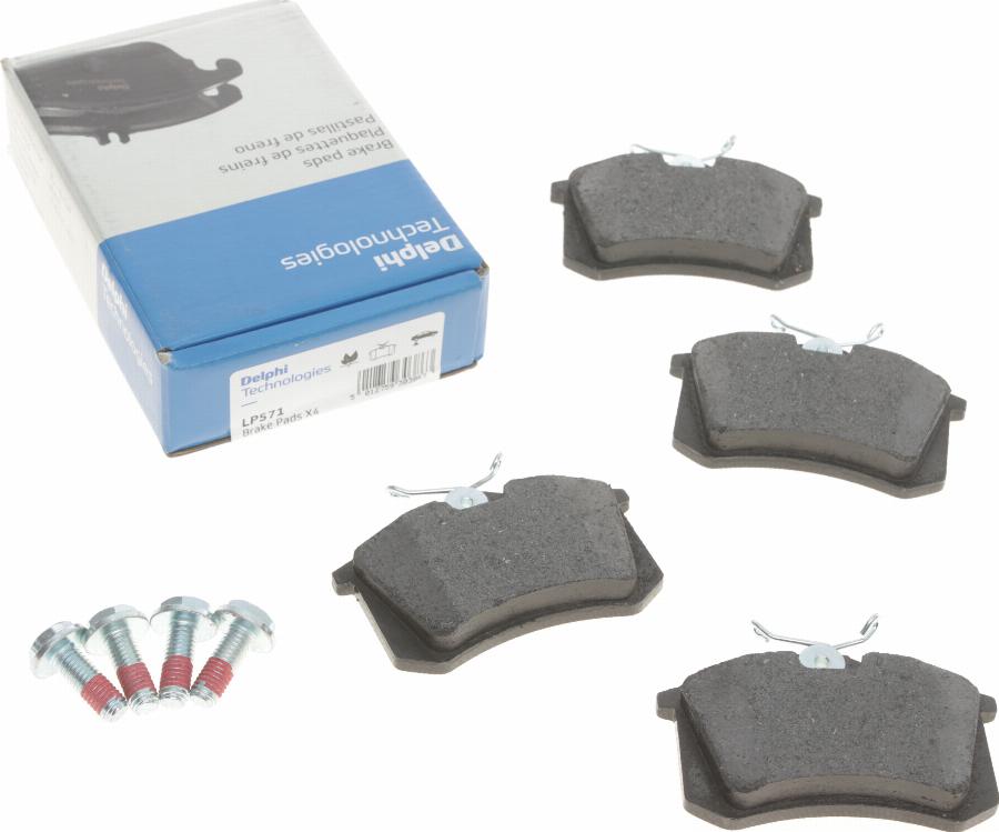 Delphi LP571 - Brake Pad Set, disc brake onlydrive.pro