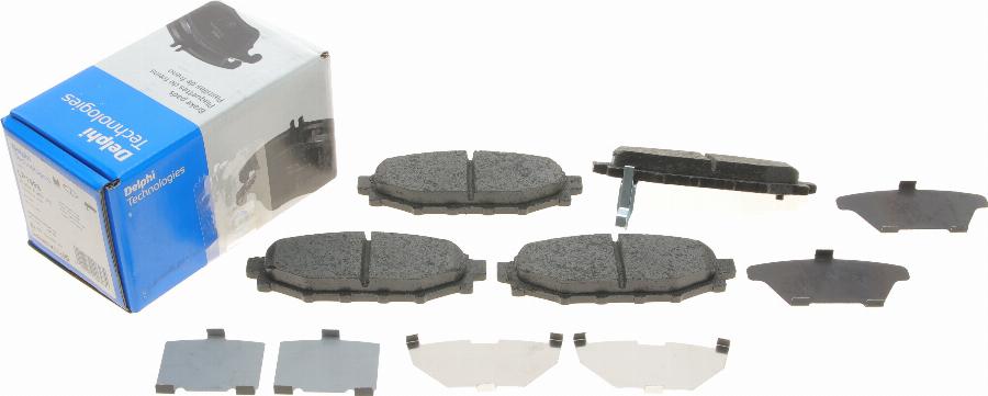 Delphi LP1999 - Brake Pad Set, disc brake onlydrive.pro