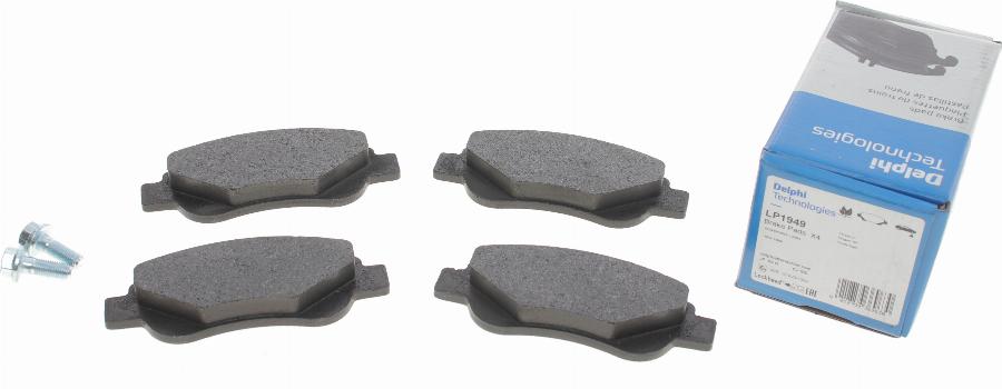 Delphi LP1949 - Brake Pad Set, disc brake onlydrive.pro