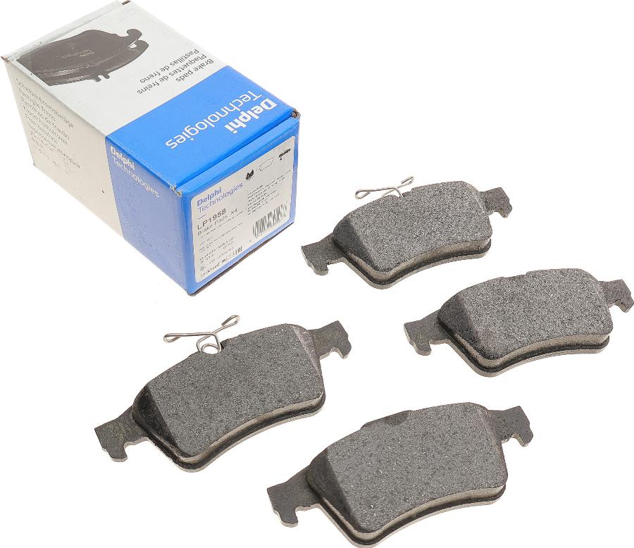 Delphi LP1958 - Brake Pad Set, disc brake onlydrive.pro