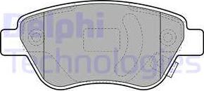 Delphi LP1989 - Brake Pad Set, disc brake onlydrive.pro