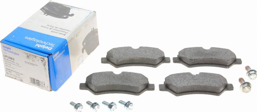 Delphi LP1983 - Brake Pad Set, disc brake onlydrive.pro