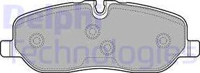 Delphi LP1935 - Brake Pad Set, disc brake onlydrive.pro