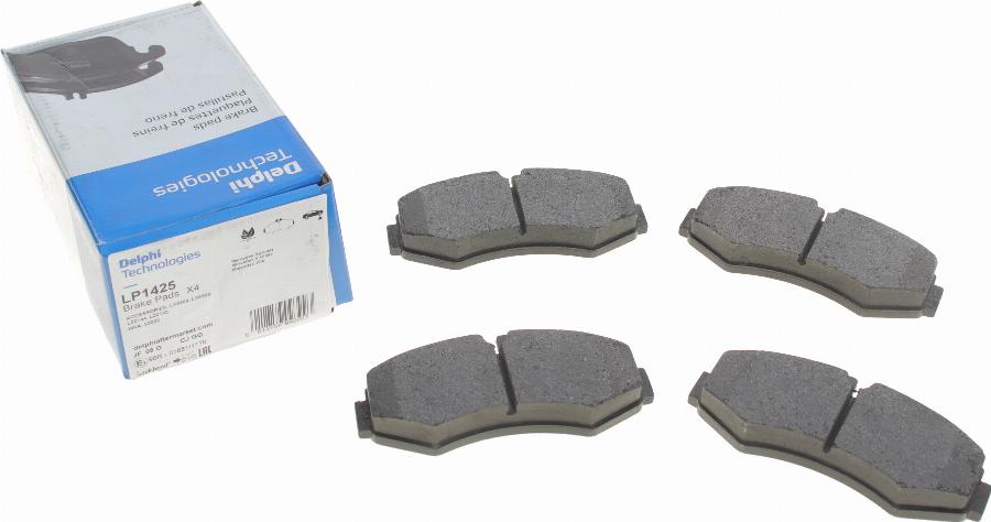 Delphi LP1425 - Brake Pad Set, disc brake onlydrive.pro