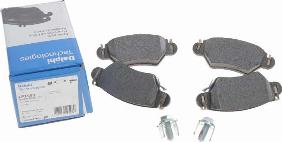 Delphi LP1553 - Brake Pad Set, disc brake onlydrive.pro