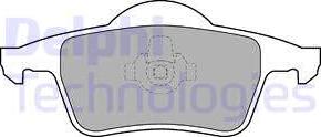 Delphi LP1504 - Brake Pad Set, disc brake onlydrive.pro