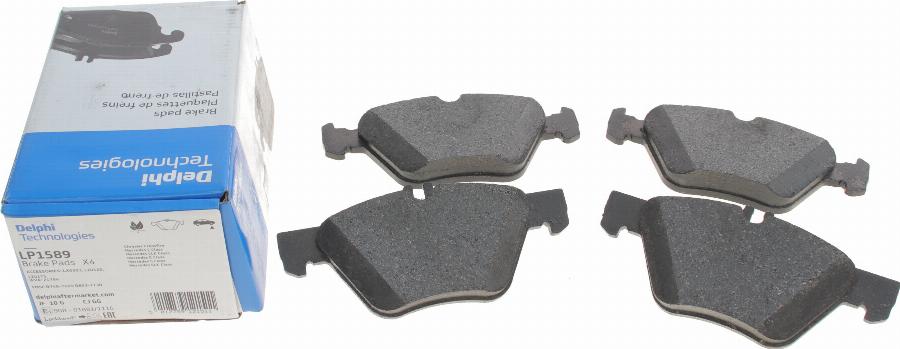 Delphi LP1589 - Brake Pad Set, disc brake onlydrive.pro