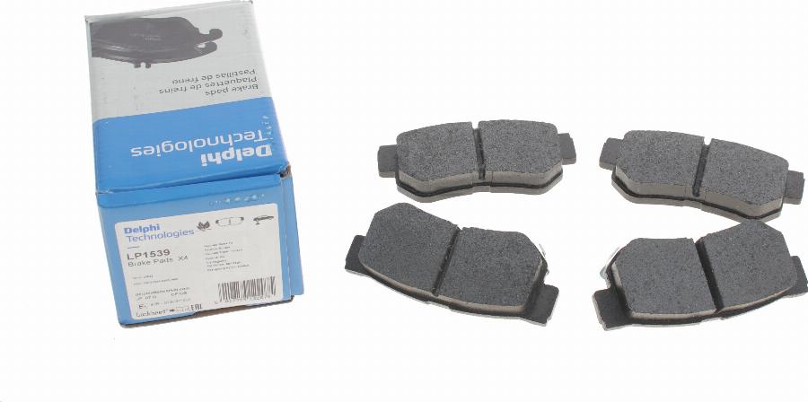 Delphi LP1539 - Brake Pad Set, disc brake onlydrive.pro