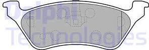 Delphi LP1694 - Brake Pad Set, disc brake onlydrive.pro